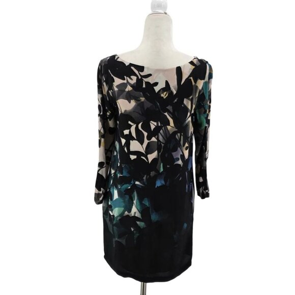 Anthropologie Maeve Womens Small Dress Shaded Garden Shift Multicolor Cocktail - Picture 5 of 9